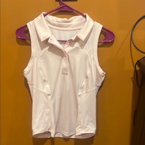 Lululemon Swiftly Tech Women's Sleeveless light pink Polo Top